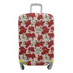 Flowers Poppies Red Luggage Cover (small) by Wegoenart