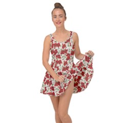 Flowers Poppies Red Inside Out Casual Dress by Wegoenart