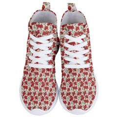 Flowers Poppies Red Women s Lightweight High Top Sneakers by Wegoenart