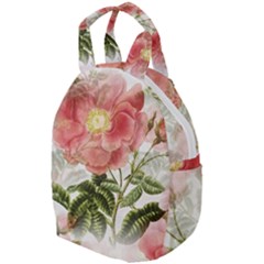 Flowers Vintage Background Retro Floral Stem Travel Backpacks by Wegoenart