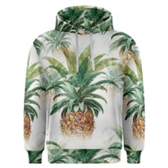 Pineapple Pattern Background Seamless Vintage Men s Overhead Hoodie