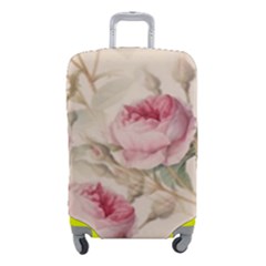 Roses Plants Vintage Retro Flowers Pattern Luggage Cover (small) by Wegoenart