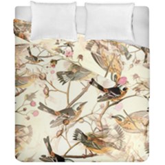 Birds Perched Birds Pattern Design Seamless Duvet Cover Double Side (california King Size) by Wegoenart