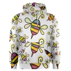 Bee Doodle Cartoon Men s Core Hoodie