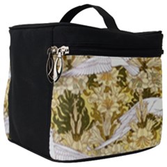 Dove Flowers Pattern Birds Flying Wings Animals Make Up Travel Bag (big) by Wegoenart