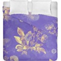 Flowers Petals Bouquet Stem Floral Pattern Duvet Cover Double Side (King Size) View1