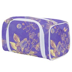 Flowers Petals Bouquet Stem Floral Pattern Toiletries Pouch