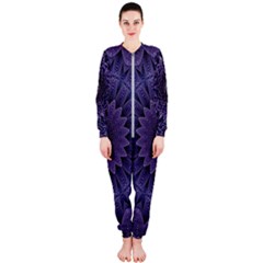 Shape Geometric Symmetrical Symmetry Wallpaper Onepiece Jumpsuit (ladies)