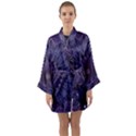 Shape Geometric Symmetrical Symmetry Wallpaper Long Sleeve Satin Kimono View1