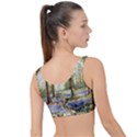 Trees Park Watercolor Lavender Flowers Foliage The Little Details Bikini Top View2