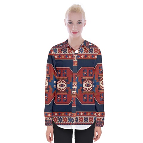 Armenian Carpet Womens Long Sleeve Shirt by Gohar