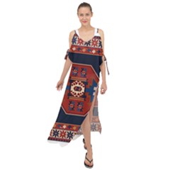 Armenian Carpet Maxi Chiffon Cover Up Dress by Gohar