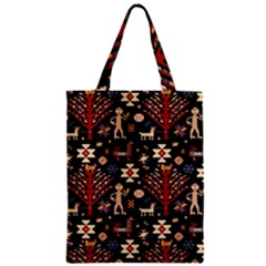 Carpet-symbols Zipper Classic Tote Bag by Gohar