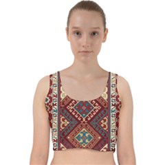 Gorg-new-all Velvet Racer Back Crop Top by Gohar