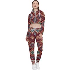 Gorg-new-all Cropped Zip Up Lounge Set by Gohar