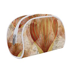 Hot Air Balloon Balloon Map Seamless Pattern Make Up Case (small) by Wegoenart