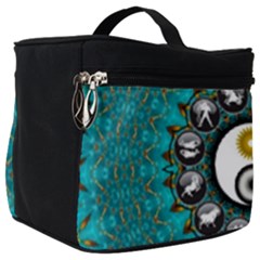 Yin Yang Horoscope Astrology Zodiac Signs Zodiac Make Up Travel Bag (big) by Wegoenart