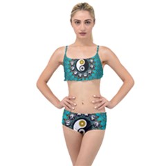 Yin Yang Horoscope Astrology Zodiac Signs Zodiac Layered Top Bikini Set by Wegoenart