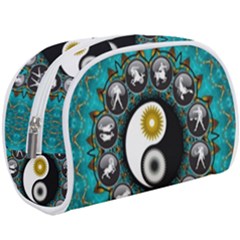 Yin Yang Horoscope Astrology Zodiac Signs Zodiac Make Up Case (large) by Wegoenart