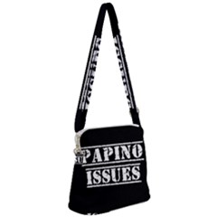 Papino Issues - Italian Humor Zipper Messenger Bag by ConteMonfrey