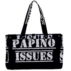 Papino Issues - Italian Humor Canvas Work Bag by ConteMonfrey