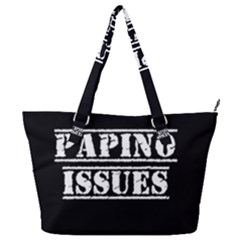 Papino Issues - Italian Humor Full Print Shoulder Bag by ConteMonfrey