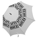 Papino Issues - Funny Italian humor  Hook Handle Umbrellas (Small) View2