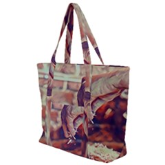 There`s No Such A Thing As Too Much Cheese Zip Up Canvas Bag by ConteMonfrey