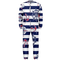 Seamless Marine Pattern Onepiece Jumpsuit (men)