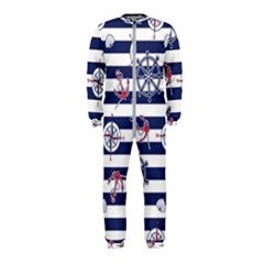 Seamless Marine Pattern Onepiece Jumpsuit (kids)