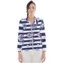 Seamless marine pattern Women s Windbreaker View1