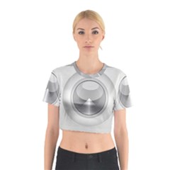 Washing Machine Cartoon Drawing Vector Cotton Crop Top