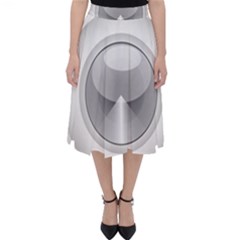 Washing Machine Cartoon Drawing Vector Classic Midi Skirt by Jancukart