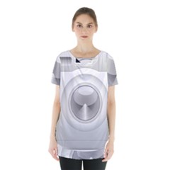 Washing Machine Cartoon Drawing Vector Skirt Hem Sports Top