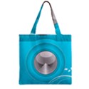 Blue Washing Machine, Electronics Zipper Grocery Tote Bag View2