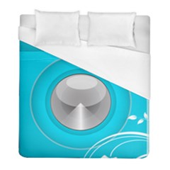 Blue Washing Machine, Electronics Duvet Cover (full/ Double Size) by Jancukart