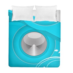 Blue Washing Machine, Electronics Duvet Cover Double Side (full/ Double Size) by Jancukart