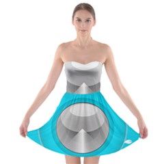 Blue Washing Machine, Electronics Strapless Bra Top Dress