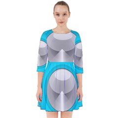 Blue Washing Machine, Electronics Smock Dress by Jancukart