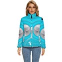 Blue Washing Machine, Electronics Women s Puffer Bubble Jacket Coat View1