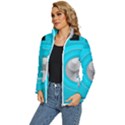 Blue Washing Machine, Electronics Women s Puffer Bubble Jacket Coat View2