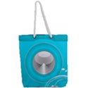 Blue Washing Machine, Electronics Full Print Rope Handle Tote (Large) View2