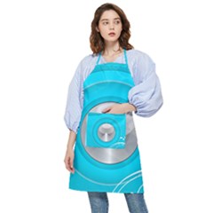 Blue Washing Machine, Electronics Pocket Apron