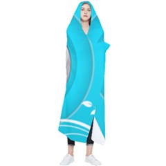 Blue Washing Machine, Electronics Wearable Blanket