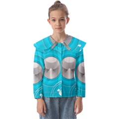 Blue Washing Machine, Electronics Kids  Peter Pan Collar Blouse