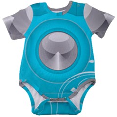 Blue Washing Machine, Electronics Baby Short Sleeve Onesie Bodysuit