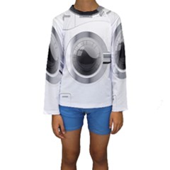 Washing Machines Home Electronic Kids  Long Sleeve Swimwear