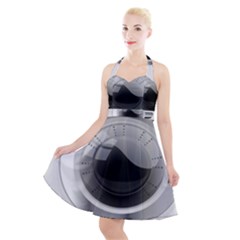 Washing Machines Home Electronic Halter Party Swing Dress 