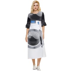 Washing Machines Home Electronic Double Cuff Midi Dress