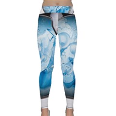 Silver Framed Washing Machine Animated Classic Yoga Leggings